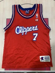 Vintage Lamar Odom Clippers Champion Jersey Youth Medium - Picture 1 of 5