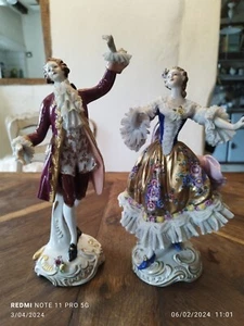 TÄNZERPAARE RUDOLFSTADT VOLKSTEDT Mitte 20. Jahrhundert - Bild 1 von 20