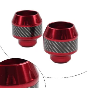 2x Motorcycle Front Fork Frame Sliders Crash Protection Engine Collision Red - Picture 1 of 9