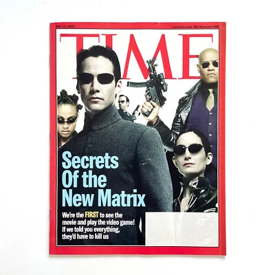 2003 Time Magazine • Keanu Reeves • Matrix Reloaded • No Label - Image 1 of 3