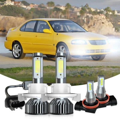 Combo de faros antiniebla de haz alto/bajo LED para Nissan Sentra 2004-2012 Foto 1 de 4