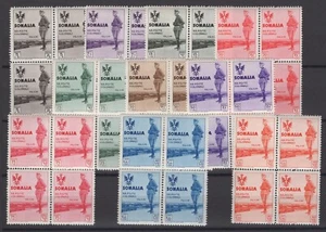 (WH22074) ITALIEN, SOMALIA, 1935, SAS 199/208, BL VON 4, CV € 1200, POSTFRISCH, SIEHE SCANS - Bild 1 von 2
