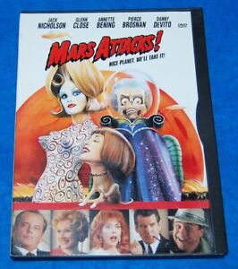 Mars Attacks Dvd, Complete Tested Cleaned