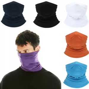 Cooling Neck Gaiter Bandana Face Mask Sun UV Gator Mask Face Cover for Men Woman - Picture 1 of 53