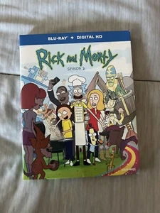 Rick and Morty Season 2 Blu-ray Adult Swim Animated Series Used - Picture 1 of 2