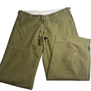 Prana Hose Damen XS grün Wandern Capri Stretch Kordelzug Outdoor Komfort - Bild 1 von 11