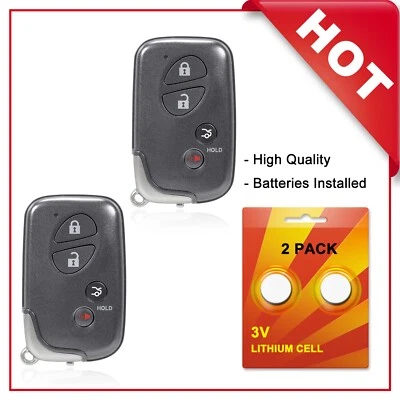 2 para Lexus 2009 2010 2011 2012 ES350 LS460 mando a distancia inteligente llavero HYQ14AAB 3370 Foto 1 de 4