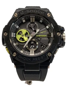 CASIO G-SHOCK GST-B100B-1A3JF Black Resin Tough Solar Analog Watch - Picture 1 of 3
