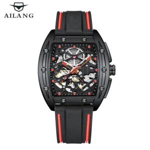 AILANG Orologio Uomo Doppio Lato Cavo Automatico Meccanico Orologi Da Polso Luminoso - Foto 1 di 17