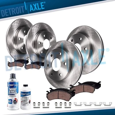 10pc Front Rear Disc Rotors Brake Pads for 2006 Uplander Montana Relay Terraza - Image 1 of 4