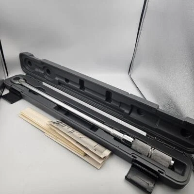 Proto 1/2" Ratcheting Micrometer Adjustable Torque Wrench J6016C 30-150 Ft Lbs - Image 1 of 4