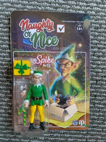 Fresh Monkey Fiction Naughty or Nice Spike the Elf santa claus Cover