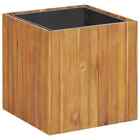  Garden Raised Bed Pot 43.5x43.5x44  Solid Acacia Wood S6h5