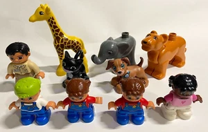 LEGO Duplo Lot of Animals, Zoo Animals, Zoo Guard and kids - Picture 1 of 5