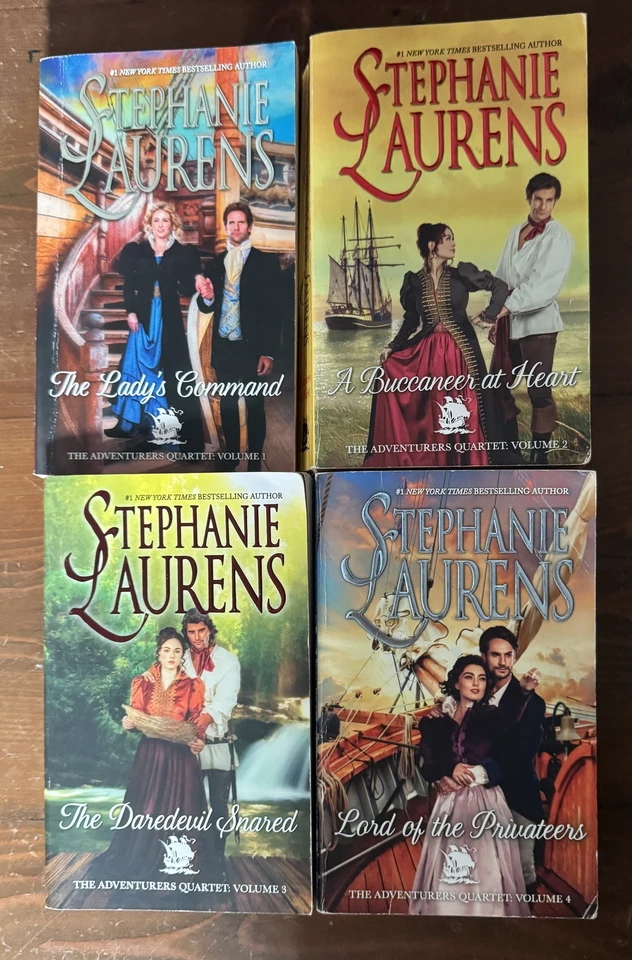 Complete Series Set ADVENTURE'S QUARTET 1-4 Stephanie Laurens Lot  Foto 1 de 1