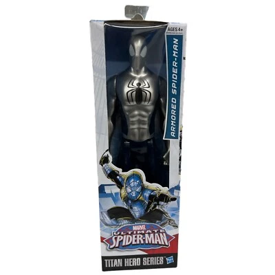 Figura de acción Marvel Ultimate Spider-Man Titan Hero Series Armored SpiderMan 12" Foto 1 de 3