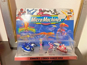 Micro Machines GIG vintage Power Rangers Kimberly nuovo sigillato Pink Ranger - Imagen 1 de 4
