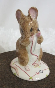 Beatrix Potter No More Twist Tailor Mouse Royal Albert Figurine 1992 Vintage - Picture 1 of 8