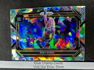 2023 #83 Zoey Stark Panini Prizm WWE NXT Silver Cracked Ice Prizm - Picture 1 of 2