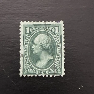 Francobollo fiscale proprietario US Revenue scott rb11a—1 centesimo emissione Washington usato Ng - Foto 1 di 2