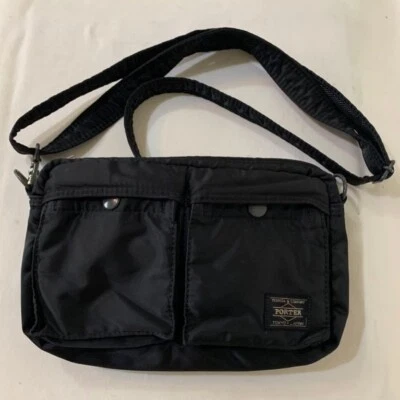 Bolso de Hombro Yoshida PORTER Tanker 622-68809 Nylon Negro Usado Foto 1 de 4