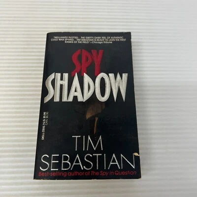 Spy Shadow Espionage Thriller Paperback by Tim Sebastian from Dell Books 1991 - Image 1 of 4