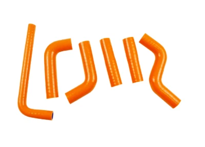 Manguera de radiador de silicona naranja para KTM 400/525EXC 2003 2004 2005 2002-2006 Foto 1 de 4