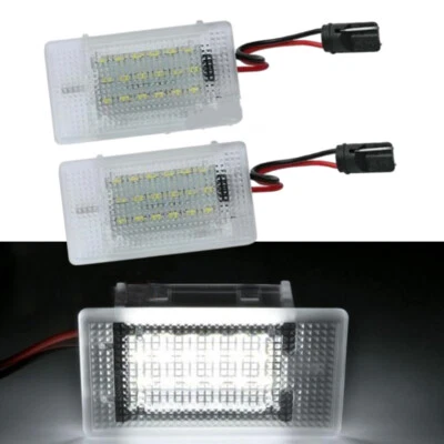 ABS 18LED License Plate Light Xenon White Lamp Fit For Ford Focus MKII MK2 - Image 1 of 4