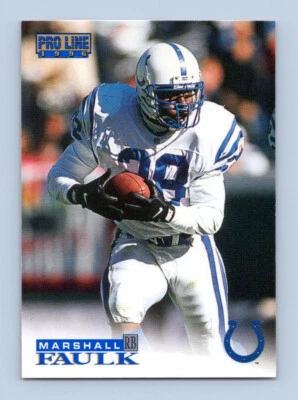 1996 Pro Line #43 Marshall Faulk Indianapolis Colts - Image 1 of 2