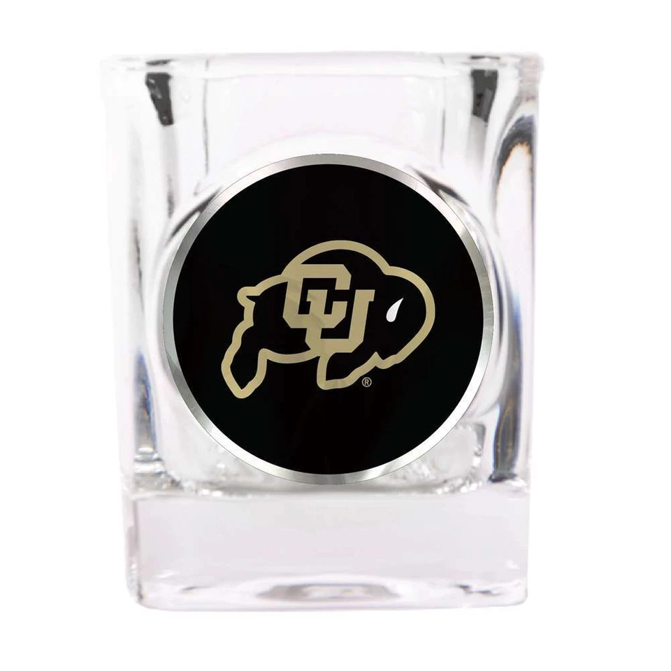 Colorado Buffaloes Shot Glass - Metal Logo - Image 1 of 1