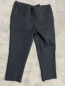 WOMAN'S ISAAC MIZRAHI LIVE!STRETCH Black CAREER PULLON PANTS.SIZE 20WT - Picture 1 of 4