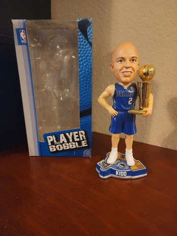 Dallas Mavericks 2011 NBA Finals Champions Trophy Bobblehead Jason Kidd - NIB Cover