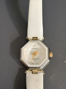 Orologio Vintage Troika Donna Quarzo - Bianco/Argento e Oro - Batteria Nuova - Foto 1 di 4