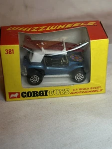 Corgi 381 Beach Buggy Whizzwheels blau 1969 originalverpackt - Bild 1 von 16