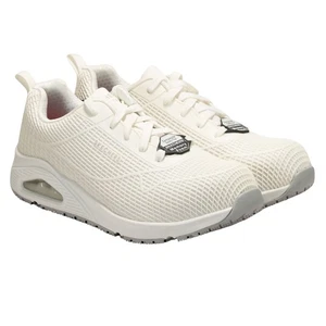 Zapatos para mujer SKECHERS Work Uno SR punta compuesta color blanco talla 9 B - medianos - Imagen 1 de 11