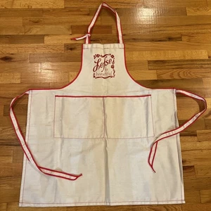 Bethany Housewares Baumwolle Lefse Schürze skandinavisch Backen weiß rot 2 Taschen - Bild 1 von 8