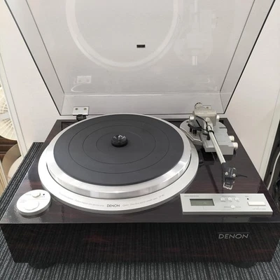 Denon DP-59L Direct Drive Turntable Quartz Servo Motor Auto Lift Tested - Image 1 of 4