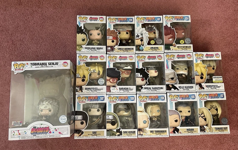 Лот из 14 различных экшн-фигурок Naruto FUNKO Pop - Изображение 1 из 4
