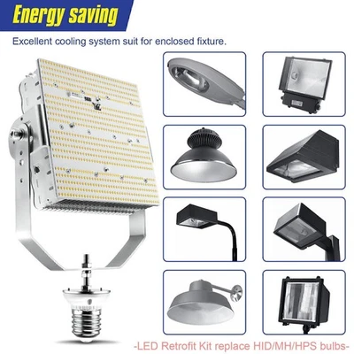LED Packing Lot Warehouse Fixture Retrofit Kit Light 150Watt replace 600W MH HID - Image 1 of 4