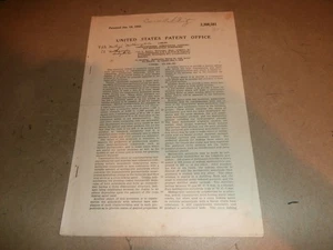 Vintage 1943 US Patent Office Paper du Pont Copolymerized Methacrylic Anhydride - Bild 1 von 8