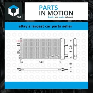 Air Con Condenser fits MINI CONVERTIBLE COOPER F57 1.5D 2014 on B37C15A AC Denso - Picture 1 of 2