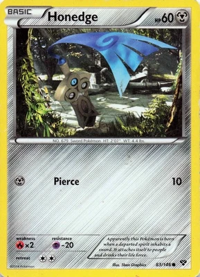 Honedge 83/146 XY Base Set Common - LP - Image 1 of 2