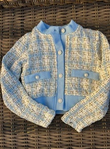Badgley Mischa Girls Size 6 Button Up Jacket - Picture 1 of 8