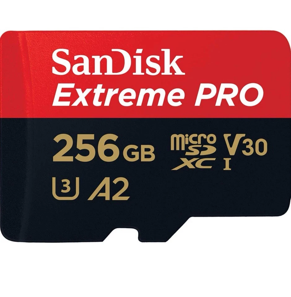 TARJETA DE MEMORIA SANDISK EXTREME PRO 2TB/1TB/512/256 GB MICROSD MICROSDXC A2 UHS-I U3 Foto 1 de 4