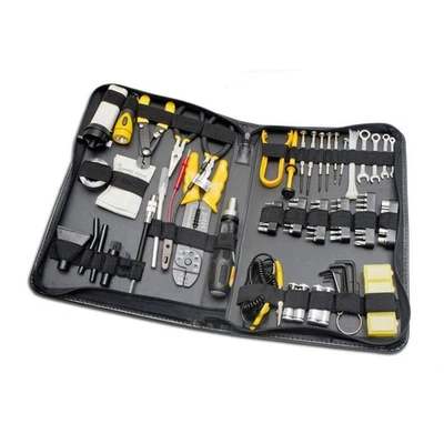 100 Piece Computer Technician Tool Kit for Repairing, Wiring, Cleaning, and T... - Image 1 of 4