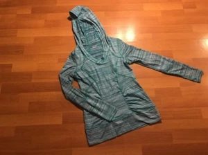 Zella Long Sleeve Light Hoodie Women's Size Small S Striped Designs Active Gym - Picture 1 of 7