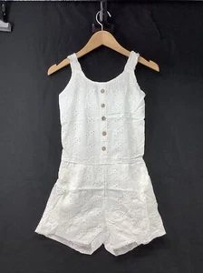 Vintage Havana Girls White Romper Size Medium - Picture 1 of 13