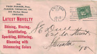 1910 Chicago, IL Sta. "U" Cancel; Cover w Parker Chemical Co. Advertising Cachet