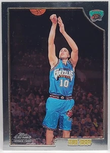 98-99 Topps Chrome Mike Bibby Rookie Card (Vancouver Grizzlies) - Picture 1 of 2