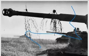 Repro Foto Tigerpanzer im Osten WW2 - Bild 1 von 1